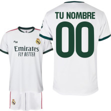 Equipación Real Madrid Blanca Niño 2026/27 | Producto Oficial Personalizable