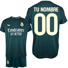 Equipación Real Madrid Segunda Niño 2026/27 | Producto Oficial Personalizable