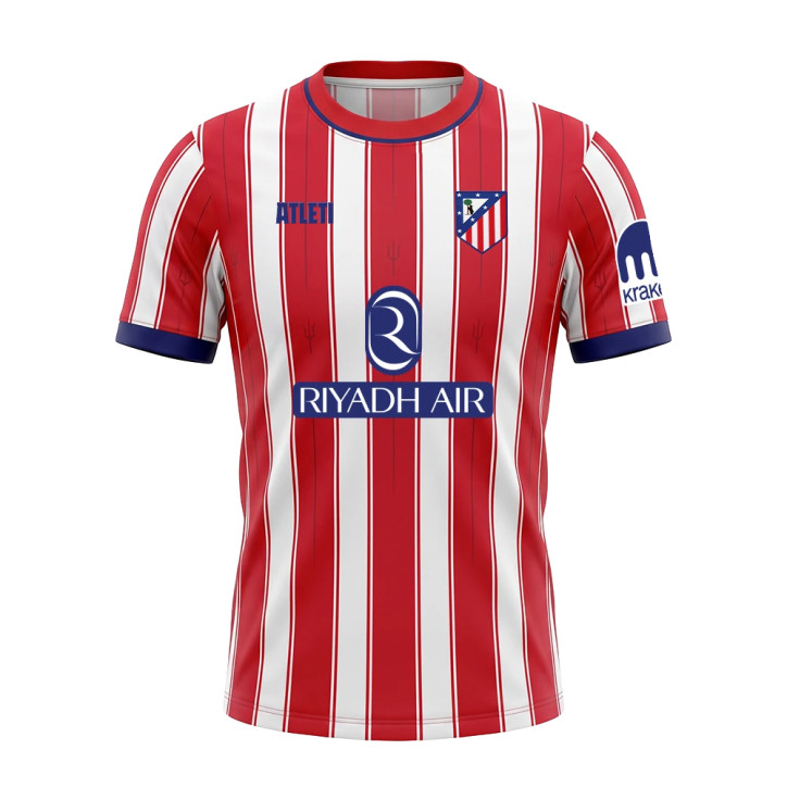 Camiseta Home Atlético de Madrid 26-27 Lisa (sin nombre ni dorsal)