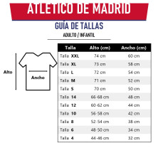 Camiseta Home Atlético de Madrid 26-27 Lisa (sin nombre ni dorsal)